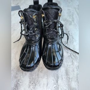 NEW Tommy Hilfiger Black Rain Boots